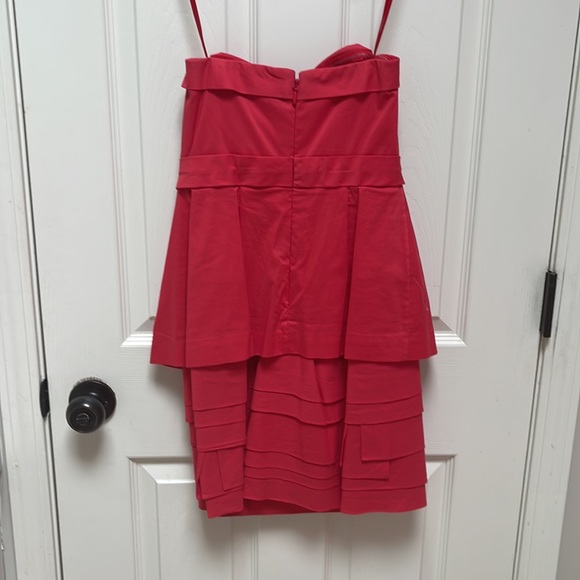 BCBGmaxazria red strapless dress, BCBG, size 02 - Picture 4 of 6